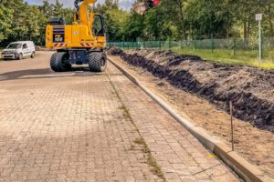 Erneuern einer Gossen- und Bordanlage in Celle