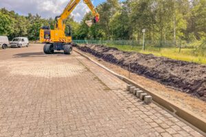 Erneuern einer Gossen- und Bordanlage in Celle