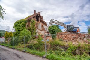 Hausabriss in Friedrichsburg