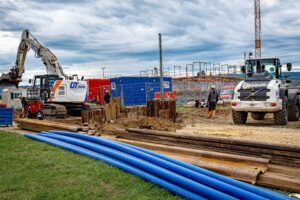 Erschließungsarbeiten für Feuerwehr und Gewerbefläche in Wennigsen