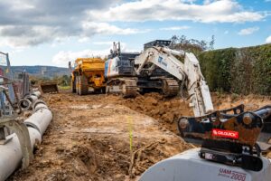 Erschließungsarbeiten für Feuerwehr und Gewerbefläche in Wennigsen