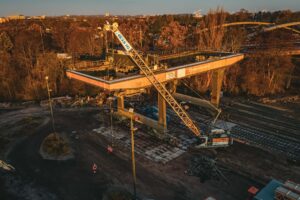 Entfernung zweite Bahn