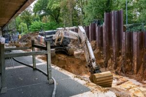 Ausgraben Stadthalle Braunschweig